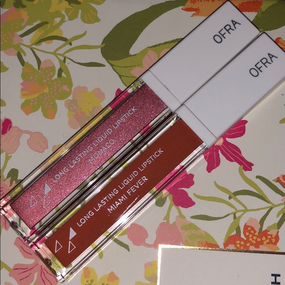 Two Ofra Long Lasting Liquid Lipsticks